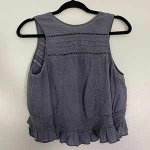 Free People open back cropped tank